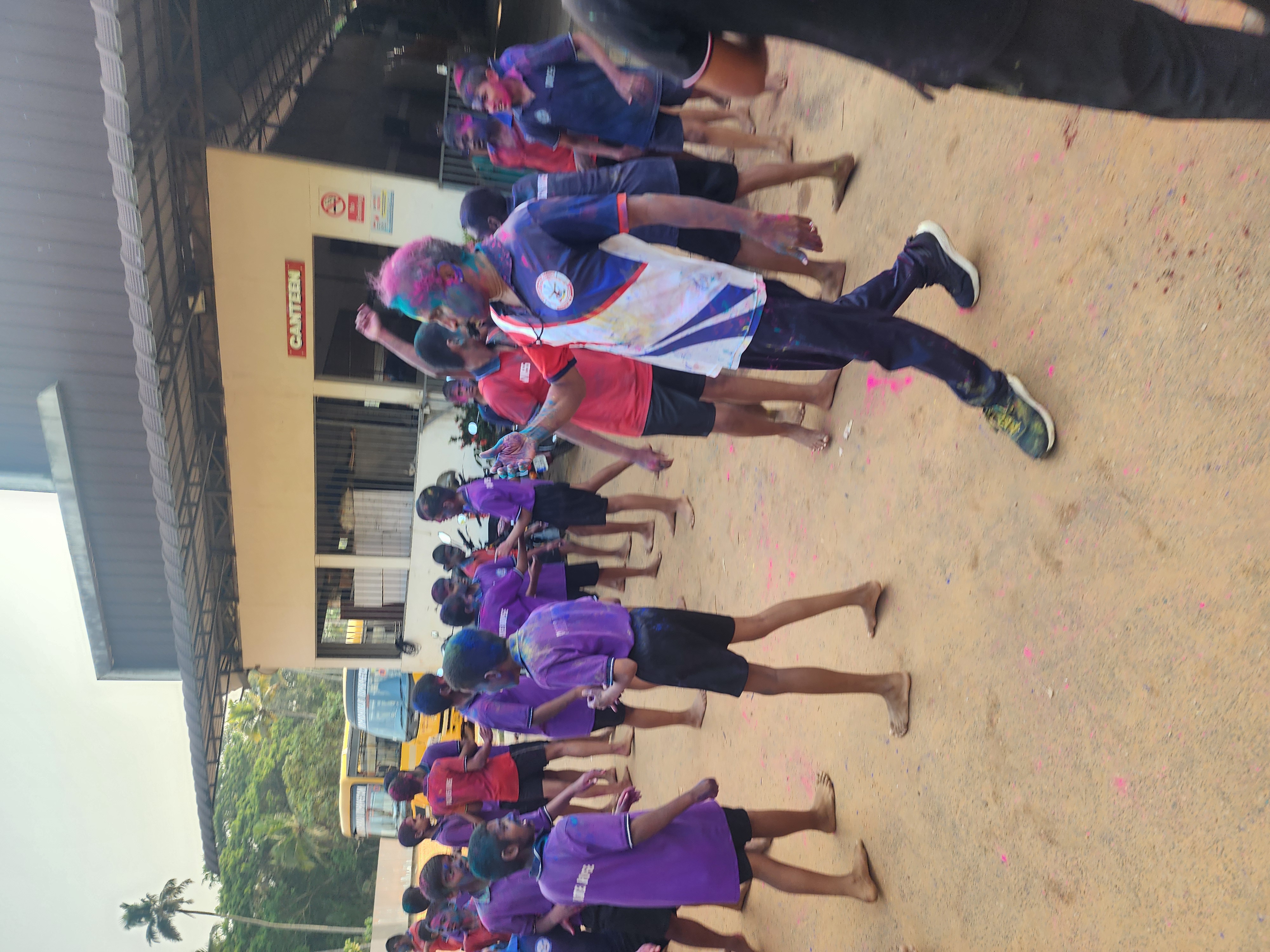 Holi — Vidyadhiraja Vidyapeetom Sainik School